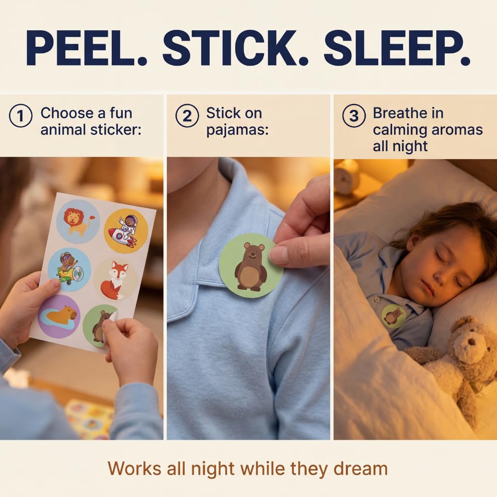 Capy Patch autocollants, ambiance cosy au moment du coucher