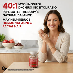 Carbamide Forte Myo Inositol & D Chiro Inositol vue arrière de l'emballage