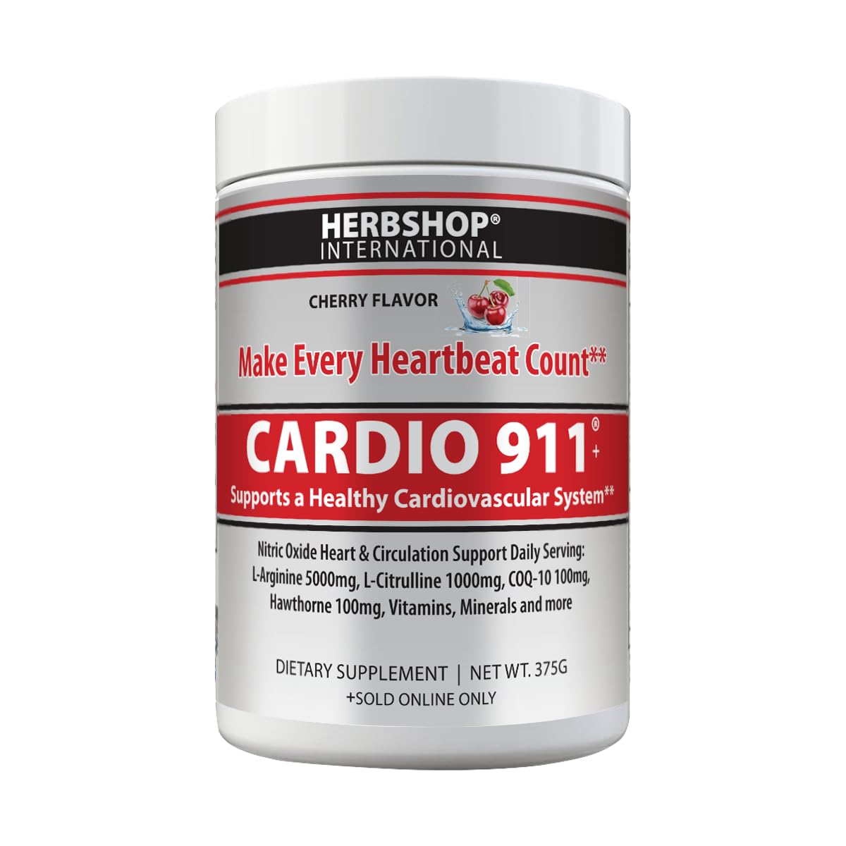 Cardio 911 complément alimentaire en poudre 375g vue avant