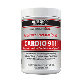 Cardio 911 L-Arginine 5000mg devant le pot