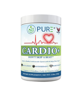 Cardio 911 L-Arginine avec un verre d'eau