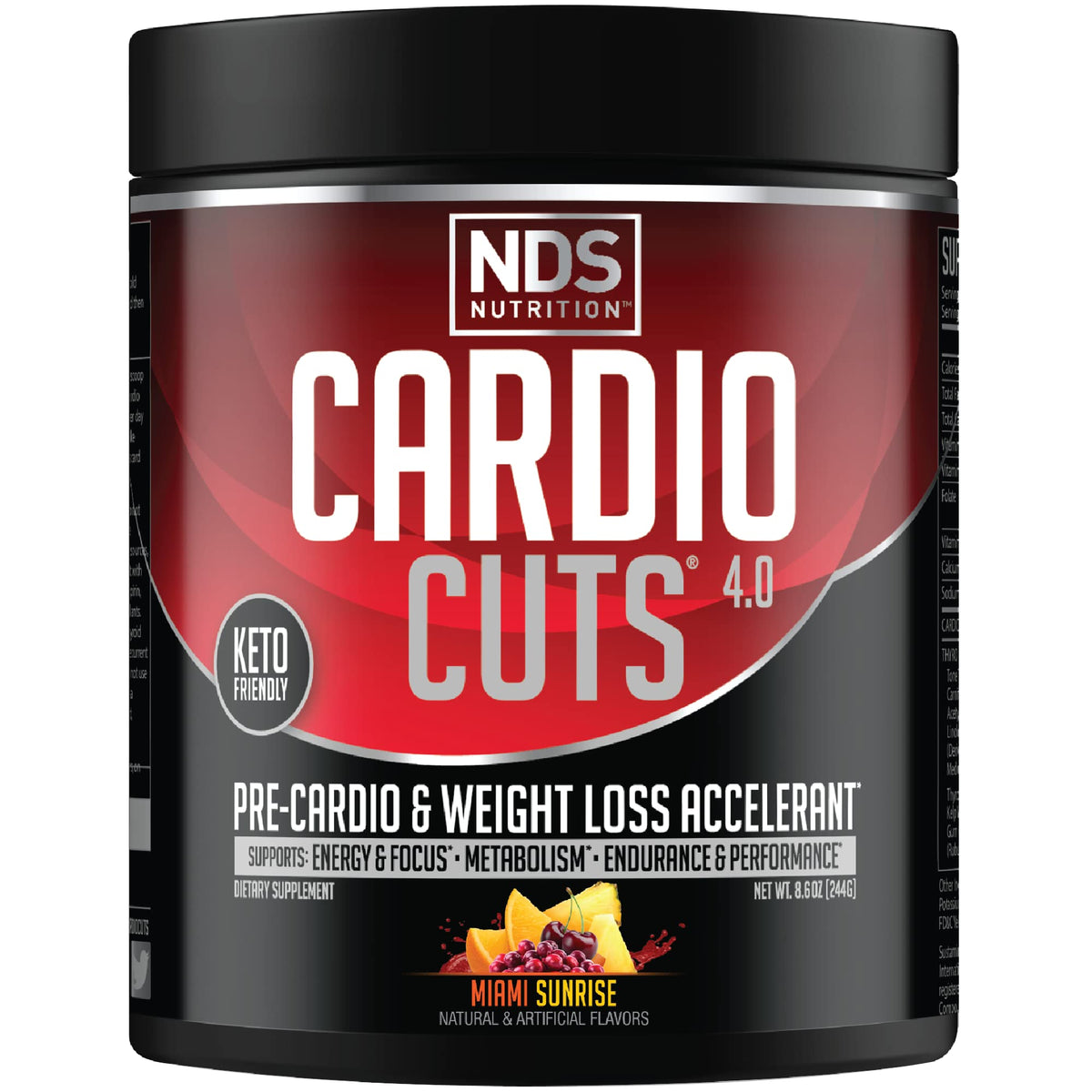 Cardio Cuts 40 Portions Saveur Miami Sunrise vue de face