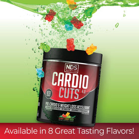 Cardio Cuts Poudre Pré-Workout Gummy Rush 40 Portions vue de côté