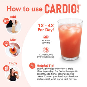 Cardio Miracle Complément Alimentaire 60 Portions avec une cuillère doseuse