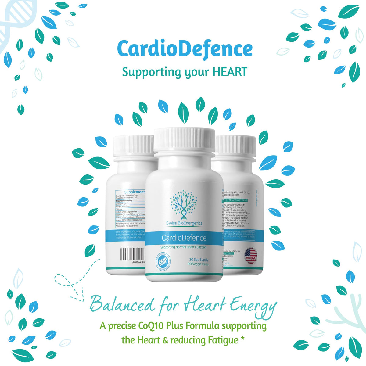 CardioDefence 90 Capsules with ingredients list