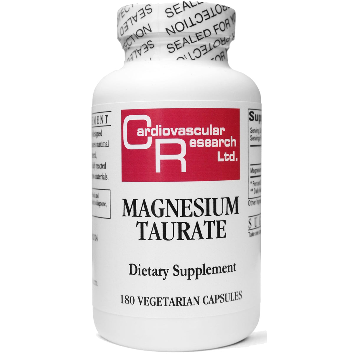 Cardiovascular Research Magnésium Taurate 125 mg boîte de 180 capsules