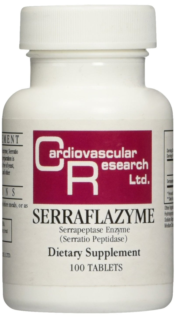 Cardiovascular Research Serraflazyme comprimés 100 unités - vue avant