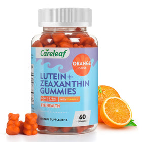 careleaf Gummies Luteine 60 Orange vue avant