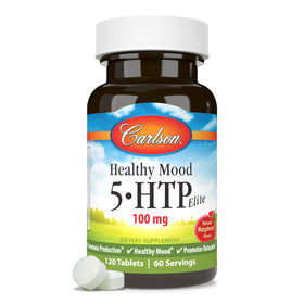 Carlson 5-HTP Elite Chewables avec fruits frais