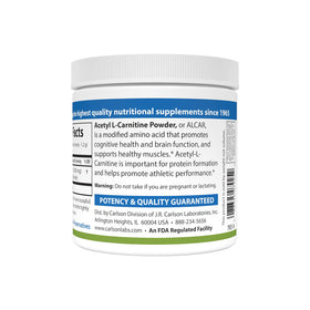 Carlson Acetyl L-Carnitine Poudre 1 g 100 g côté
