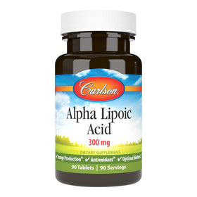 Carlson Acide Alpha-Lipoïque 300 mg tablette frontale
