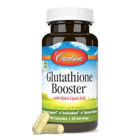 Carlson Alpha Lipoïque 60 Capsules - étiquette du produit