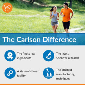 Carlson Biotin 5000 mcg capsules ouvertes