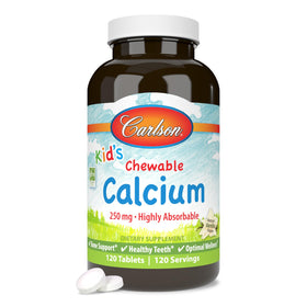 Carlson Calcium Enfant 250 mg Comprimés Mâchables Vue de Face