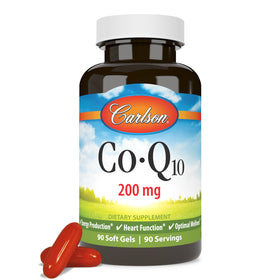 Carlson Co-Q10 200 mg gélules molles avec dosage