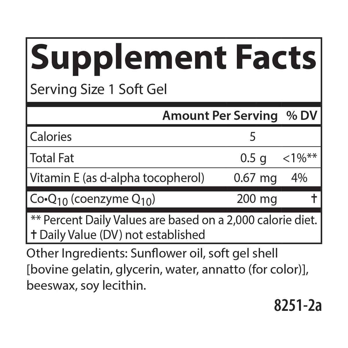 Carlson Co-Q10 200 mg gélules molles en contexte