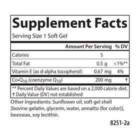 Carlson Co-Q10 200 mg gélules molles en contexte
