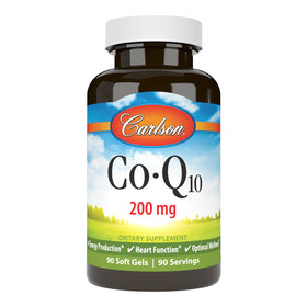 Carlson Co-Q10 200 mg gélules molles vue de face