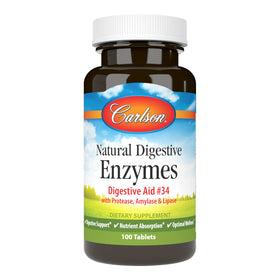 Carlson Compléments Alimentaires Enzymes daily 100 Comprimés - vue avant