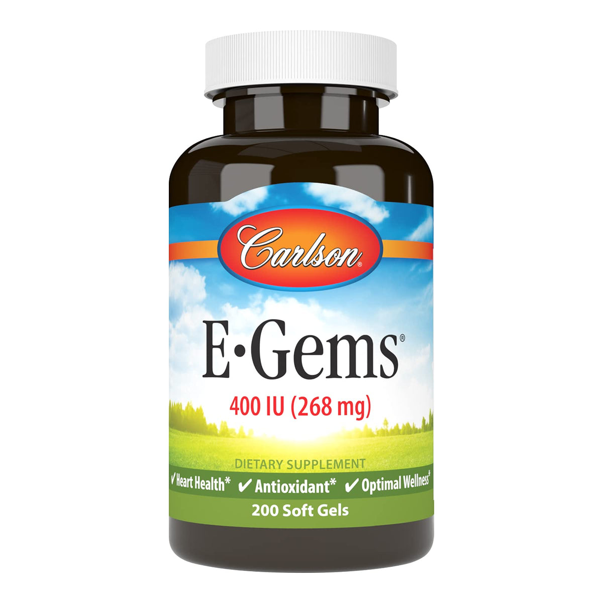 Carlson E-Gems 400 IU 200 gélules molles, prise de gélules