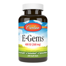 Carlson E-Gems 400 IU 200 gélules molles, prise de gélules