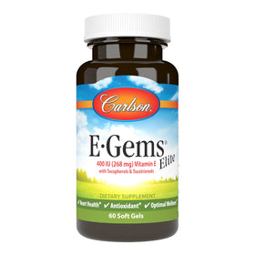 Carlson E-Gems Elite 400 IU gélules souples face avant