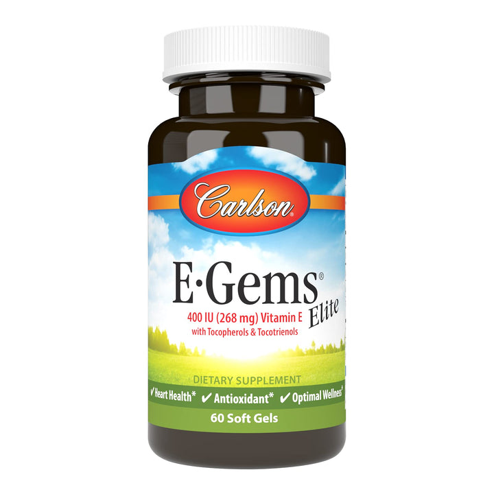 Carlson E-Gems Elite 400 IU gélules souples face avant