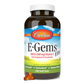 Carlson E-Gems Elite gélules molles avec des gélules en vrac