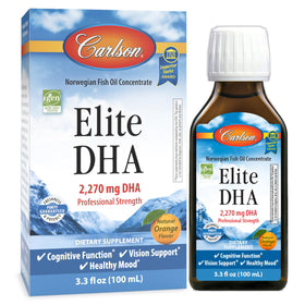 Carlson Elite DHA 2270 mg flacon de 100 mL vue avant