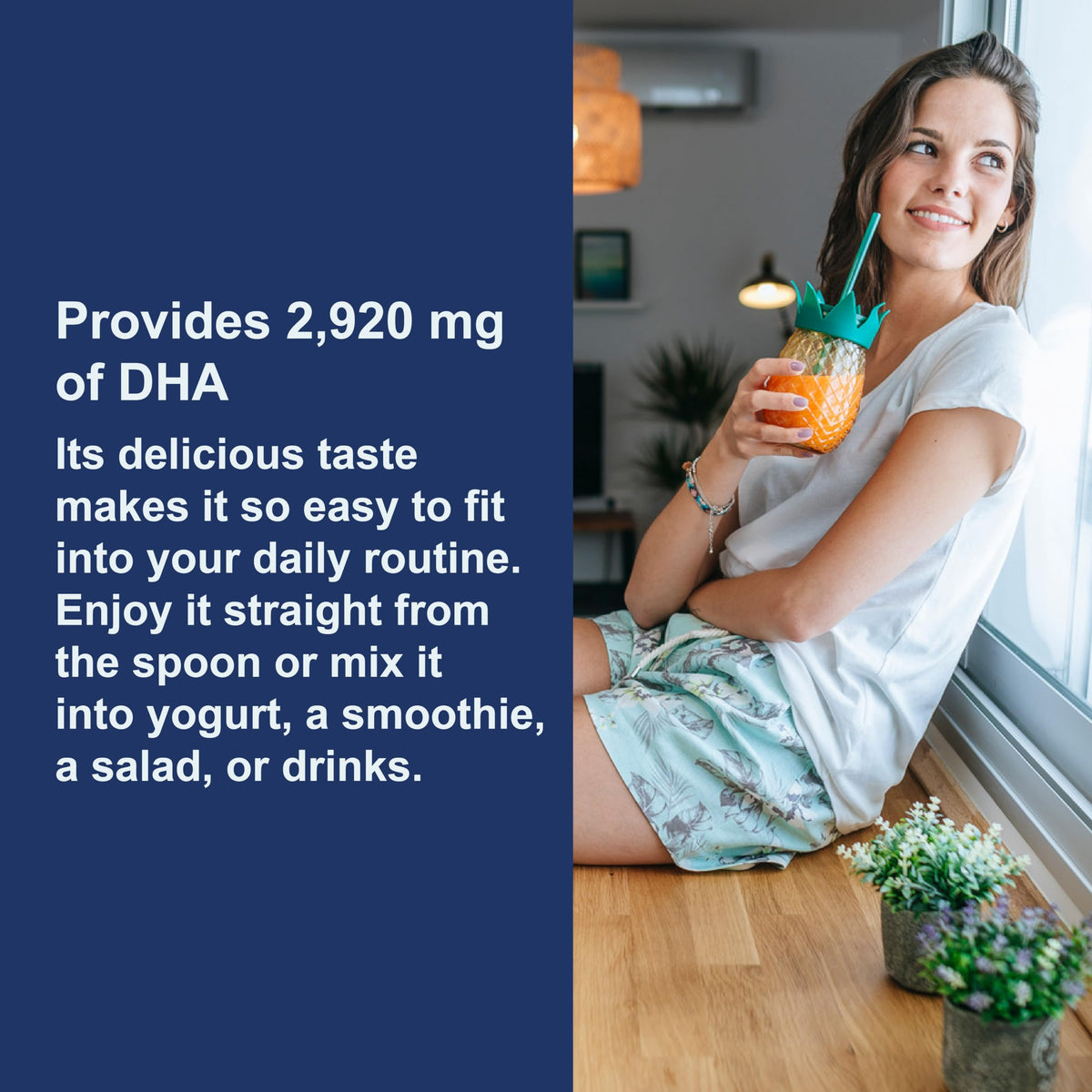 Carlson Elite DHA flacon ouvert montrant le liquide orange