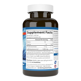 Carlson Elite DHA Gems 1000 mg gélules souples, bouteille ouverte