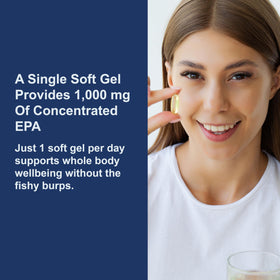 Carlson EPA Gems 1000 mg gélules molles côté