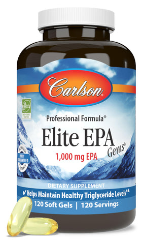 Carlson EPA Gems 1000 mg gélules molles, vue de face