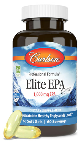 Carlson EPA Gems 1000 mg gélules molles vue de face