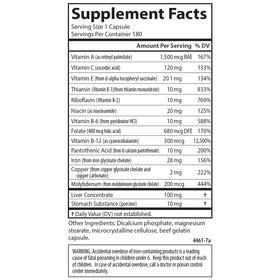 Carlson Fer 180 capsules dans l'emballage