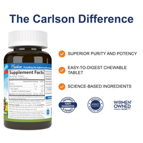 Carlson Fer à Mâcher 30 mg 120 Comprimés emballage