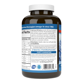 Carlson Huile de Foie de Morue 460 mg citron gélules molles emballage