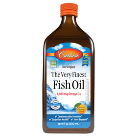 Carlson Huile de Poisson 1600 mg 500 mL vue avant