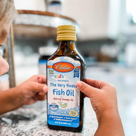 Carlson Huile de Poisson pour Enfants 800 mg citron en milieu de vie
