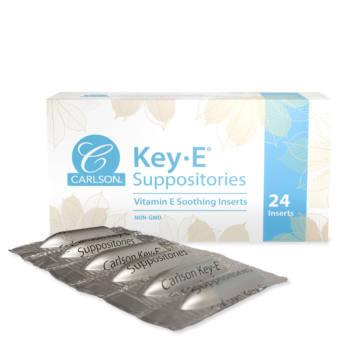 Carlson Key-E Suppositoires boîte de 24 unités
