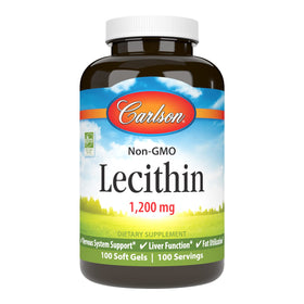 Carlson Lecithine 1200 mg gélules souples vue de face