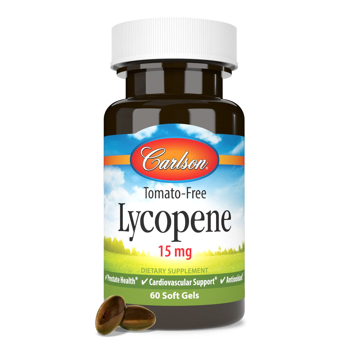 Carlson Lycopène 15 mg, gélules avec mesure