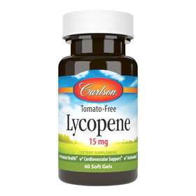 Carlson Lycopène 15 mg sans tomate, bouteille vue de face