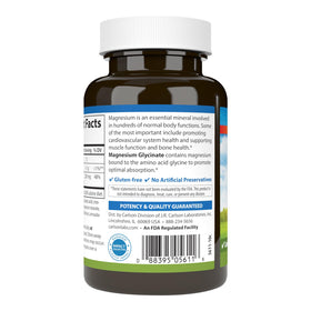 Carlson Magnésium Chélaté Glycinate 200 mg comprimés avec étiquette