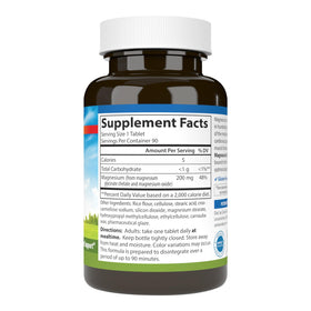 Carlson Magnésium Chélaté Glycinate 200 mg comprimés en vue de près