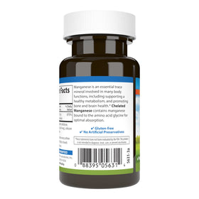 Carlson Manganèse Chélaté 20 mg comprimés, vue de dessus