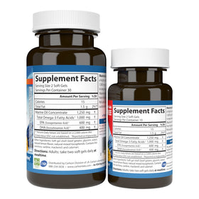 Carlson Maximum Omega Minis 1000 mg gélules mini arrière