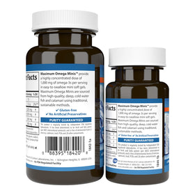 Carlson Maximum Omega Minis 1000 mg gélules mini côté