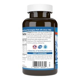 Carlson Omega-3 700 mg gélules souples packaging