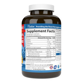 Carlson Omega-3 Gems 1600 mg gélules souples au citron - emballage